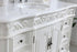 Elegant Lighting Oakland 48 Inch Single Bathroom Vanity in Antique White with Ivory White Engineered Marble Model: VF38848AW-VW