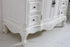 Elegant Lighting Oakland 48 Inch Single Bathroom Vanity in Antique White with Ivory White Engineered Marble Model: VF38848AW-VW