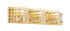 Elegant Lighting Ollie 3 light in Brass and Clear Crystals wall sconce Model: LD7016BR