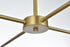Elegant Lighting Opus 30.5 inch Pendant Clear Shade in Satin Gold in Satin Gold and Clear Finish Model: LD2331SG