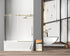 Elegant Lighting Orlando Frameless Tub Door 60x60 in Brushed Gold Model: TD111-6060BGD