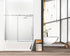 Elegant Lighting Orlando Frameless Tub Door 60x60 in Brushed Gold Model: TD111-6060BGD