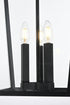 Elegant Lighting Oxford 7 inch Outdoor Pendant in Black Model: OD334H22BK