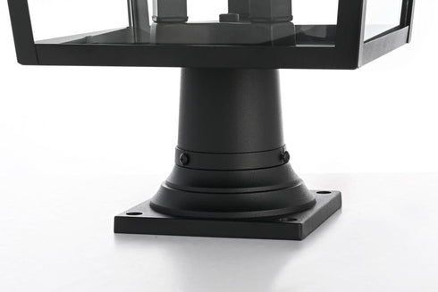Elegant Lighting Oxford 7 inch Outdoor Pendant in Black Model: OD334P28BK