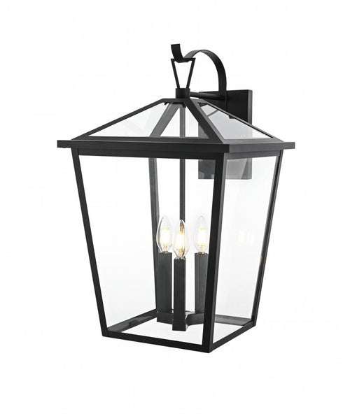Elegant Lighting Oxford 7 inch Outdoor Pendant in Black Model: OD334W23BK