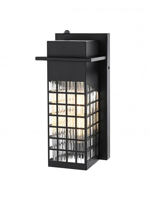 Elegant Lighting Palmer 7 inch Outdoor Pendant in Black Model: OD360W12BK