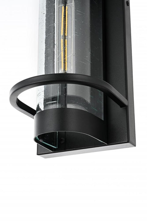 Elegant Lighting Parrish 7 inch Outdoor Pendant in Black Model: OD368W13BK