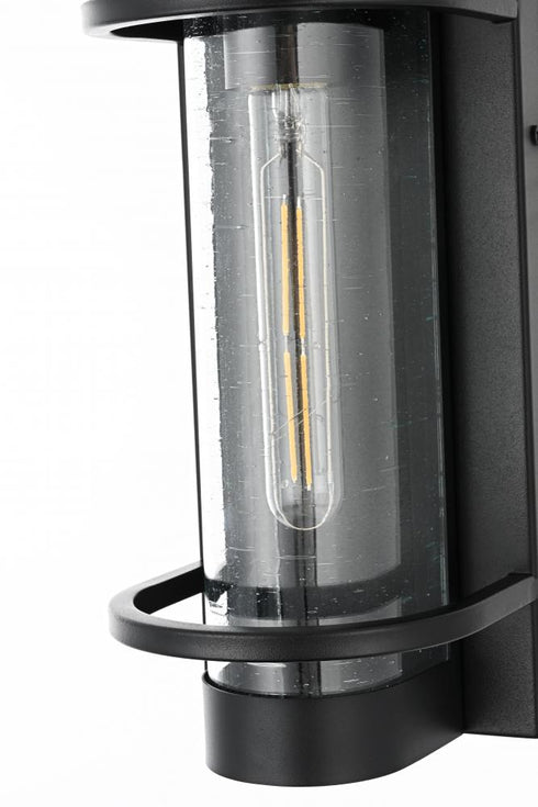 Elegant Lighting Parrish 7 inch Outdoor Pendant in Black Model: OD368W13BK
