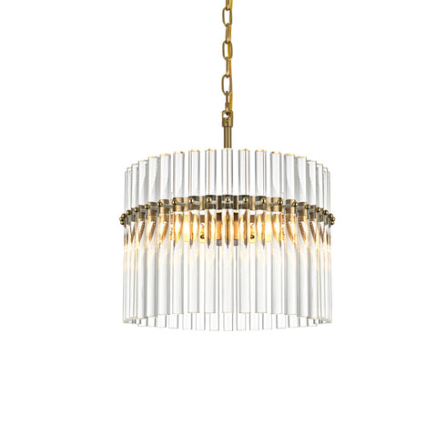 Elegant Lighting Paulina 3 Light Pendant D16 Inch x H16 Inch L3 in Satin Gold Model: LD925D16SG