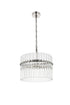 Elegant Lighting Paulina 3 Light Pendant D16 Inch x H16 Inch L3 Polished nickel Model: LD925D16PN