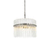 Elegant Lighting Paulina 3 Light Pendant D16 Inch x H16 Inch L3 Polished nickel Model: LD925D16PN
