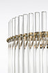 Elegant Lighting Paulina 4 Light Pendant D20 Inch x H20 Inch L4 in Satin Gold Model: LD925D20SG