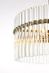 Elegant Lighting Paulina 4 Light Pendant D20 Inch x H20 Inch L4 in Satin Gold Model: LD925D20SG