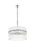 Elegant Lighting Paulina 4 Light Pendant D20 Inch x H20 Inch L4 Polished nickel Model: LD925D20PN
