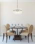 Elegant Lighting Paulina 4 Light Pendant D20 Inch x H20 Inch L4 Polished nickel Model: LD925D20PN
