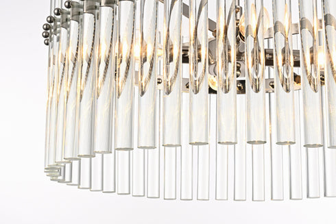 Elegant Lighting Paulina 4 Light Pendant D20 Inch x H20 Inch L4 Polished nickel Model: LD925D20PN