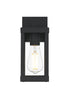 Elegant Lighting Peter 1 Light Wall Sconce W4.3 Inch E5.5 Inch H10.6 Inch in Black Model: OD413W11BK