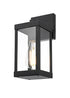 Elegant Lighting Peter 1 Light Wall Sconce W4.3 Inch E5.5 Inch H10.6 Inch in Black Model: OD413W11BK