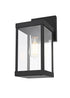 Elegant Lighting Peter 1 Light Wall Sconce W5.9 Inch E8.5 Inch H14.1 Inch in Black Model: OD413W14BK