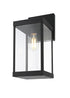 Elegant Lighting Peter 1 Light Wall Sconce W7.4 Inch E9.4 Inch H17.9 Inch in Black Model: OD413W18BK