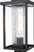 Elegant Lighting Philip 7 inch Outdoor Pendant in Black Model: OD307P17BK