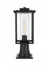 Elegant Lighting Philip 7 inch Outdoor Pendant in Black Model: OD307P17BK