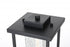 Elegant Lighting Philip 7 inch Outdoor Pendant in Black Model: OD307P17BK