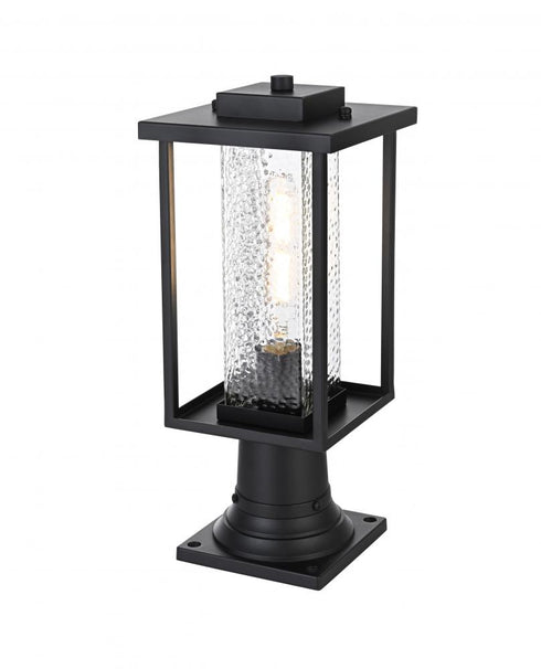 Elegant Lighting Philip 7 inch Outdoor Pendant in Black Model: OD307P17BK