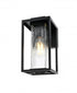 Elegant Lighting Philip 7 inch Outdoor Pendant in Black Model: OD307W12BK