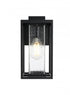 Elegant Lighting Philip 7 inch Outdoor Pendant in Black Model: OD307W12BK