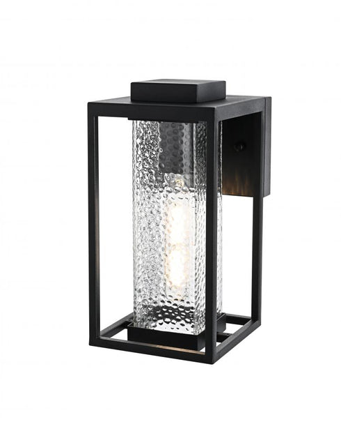 Elegant Lighting Philip 7 inch Outdoor Pendant in Black Model: OD307W12BK