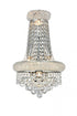 Elegant Lighting Primo 4 light in Chrome Wall Sconce Clear Royal Cut Crystal Model: V1800W12SC/RC
