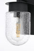Elegant Lighting Rafael 1 Light Wall Sconce W4.7 Inch E6.2 Inch H8.1 Inch in Black Model: OD414W8BK