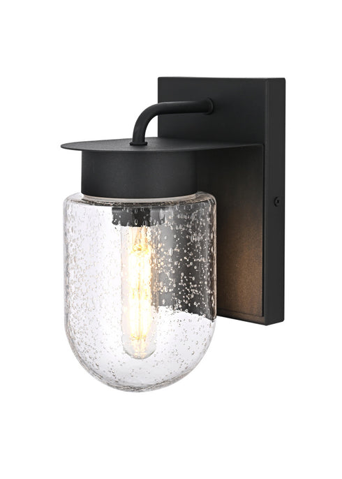 Elegant Lighting Rafael 1 Light Wall Sconce W4.7 Inch E6.2 Inch H8.1 Inch in Black Model: OD414W8BK