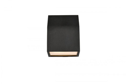 Elegant Lighting Raine Integrated LED wall sconce in black Model: LDOD4004BK