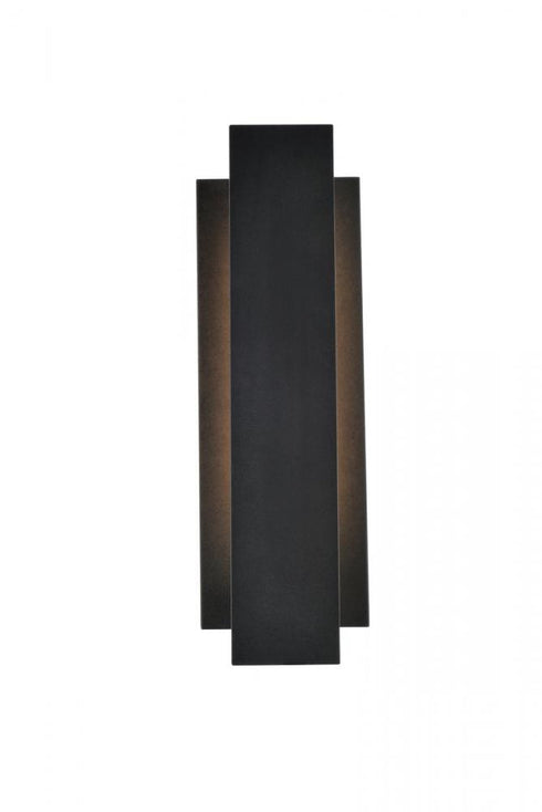 Elegant Lighting Raine Integrated LED wall sconce in black Model: LDOD4005BK