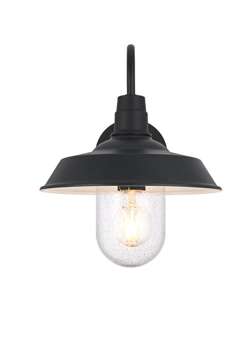 Elegant Lighting Rayan 1 Light Wall Sconce W10.2 Inch E14.8 Inch H12.7 Inch in Black Model: OD415W15BK