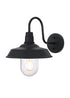 Elegant Lighting Rayan 1 Light Wall Sconce W10.2 Inch E14.8 Inch H12.7 Inch in Black Model: OD415W15BK