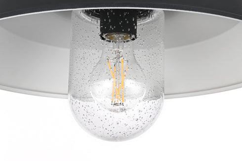 Elegant Lighting Rayan 1 Light Wall Sconce W14.0 Inch E20.9 Inch H15.2 Inch in Black Model: OD415W21BK