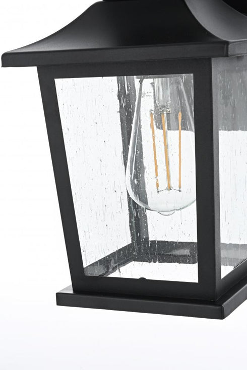 Elegant Lighting Redner 7 inch Outdoor Pendant in Black Model: OD351W12BK