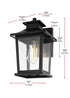 Elegant Lighting Redner 7 inch Outdoor Pendant in Black Model: OD351W12BK