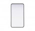 Elegant Lighting Remy Contour Metal Rectangle Mirror 20x36 Inch in Black Model: MR8A2036BLK