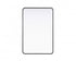 Elegant Lighting Remy Contour Metal Rectangle Mirror 28x42 Inch in Black Model: MR8A2842BLK