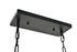 Elegant Lighting Resolute 4 light black Pendant Model: LD4063D32BK