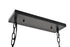 Elegant Lighting Resolute 5 light black Pendant Model: LD4063D38BK