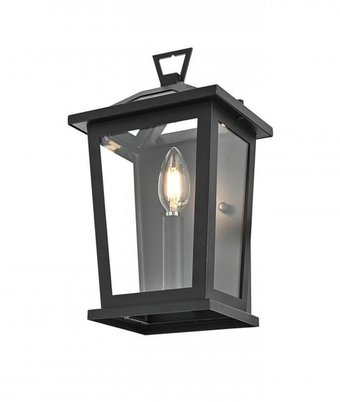 Elegant Lighting Richmond 7 inch Outdoor Pendant in Black Model: OD331W12BK