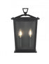 Elegant Lighting Richmond 7 inch Outdoor Pendant in Black Model: OD331W14BK