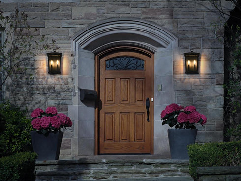 Elegant Lighting Richmond 7 inch Outdoor Pendant in Black Model: OD331W14BK
