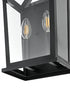 Elegant Lighting Richmond 7 inch Outdoor Pendant in Black Model: OD331W14BK