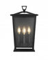 Elegant Lighting Richmond 7 inch Outdoor Pendant in Black Model: OD331W16BK